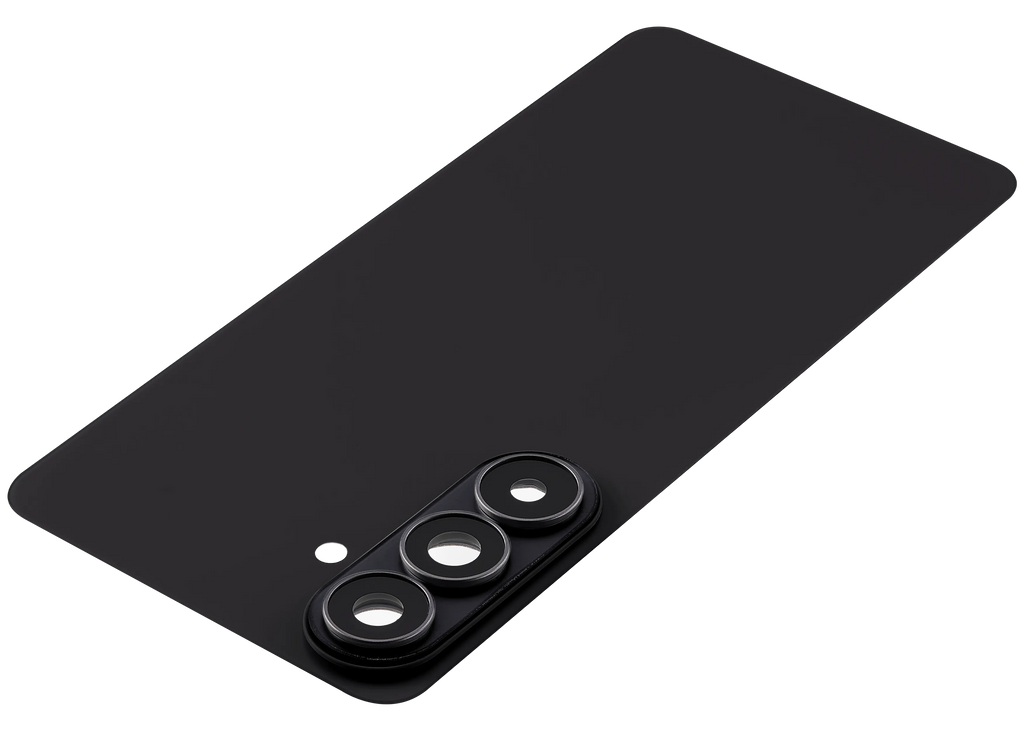 Backcover Glass mit Camera Lens für Samsung Galaxy S26 Plus (Aftermarket Plus) (Schwarz)