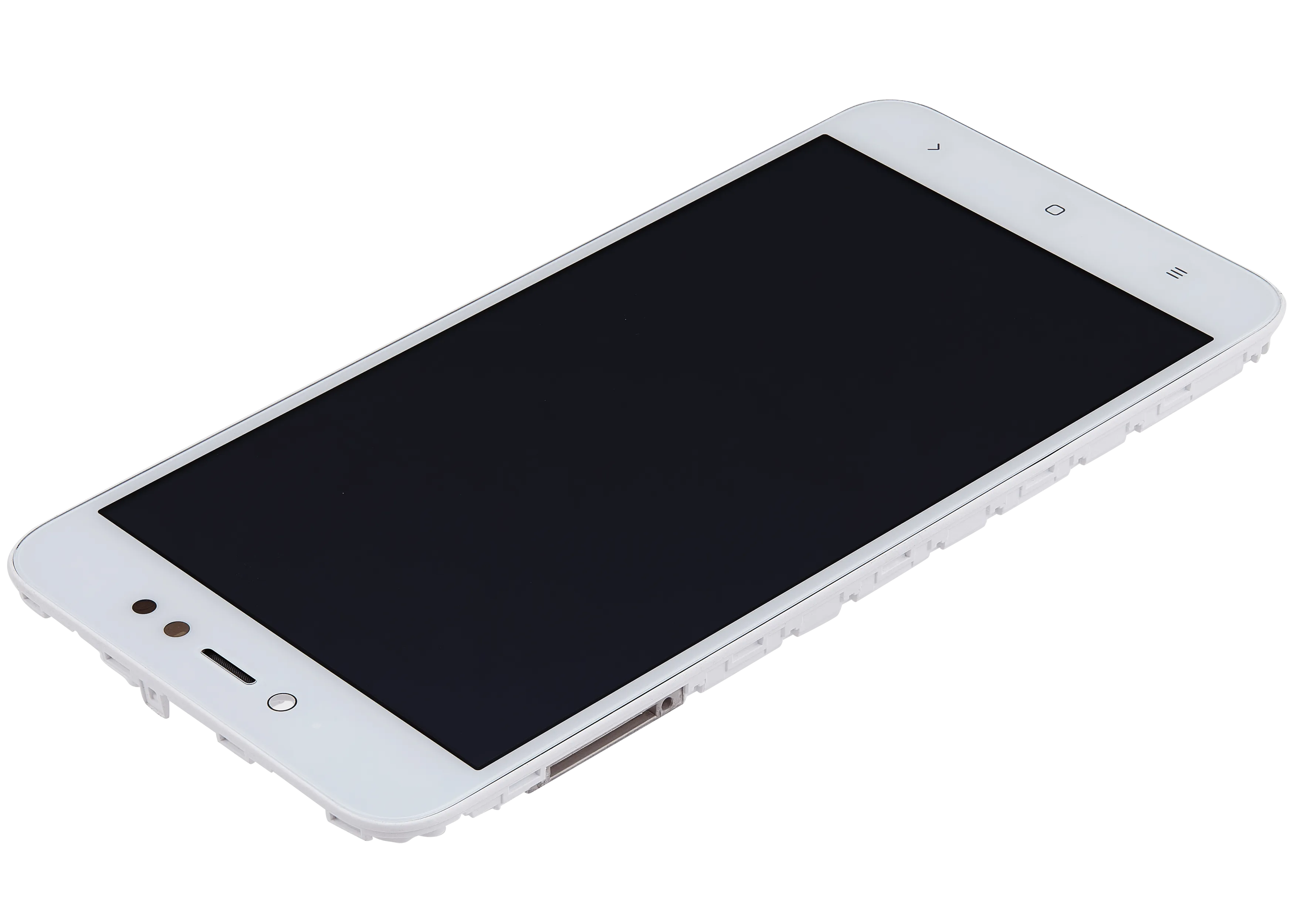 LCD-Display mit Rahmen für Xiaomi Redmi Note 5A (Aftermarket Plus) (Weiß)