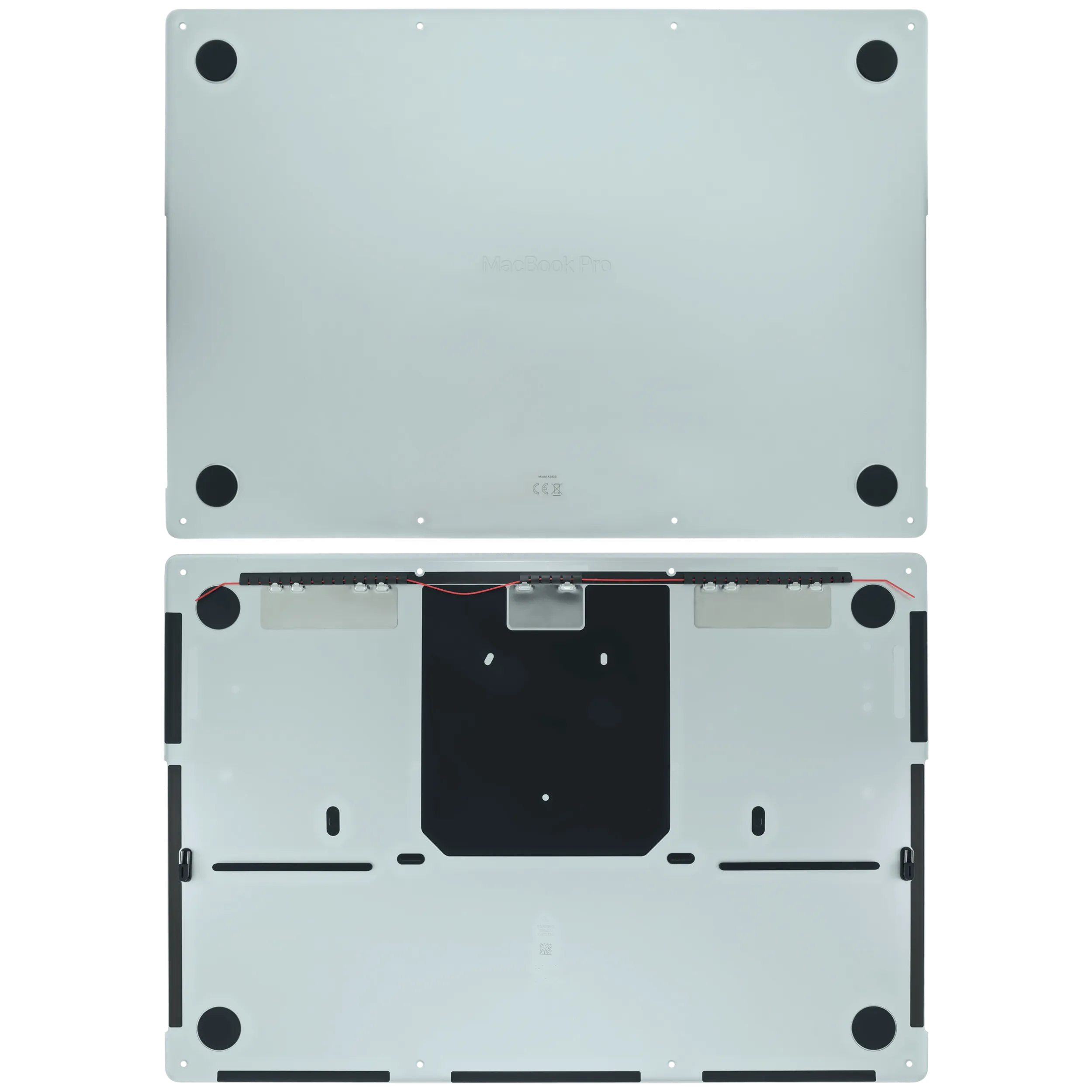 Bottom Case für MacBook Pro 16" A3428 (2026) (Original OEM) (Silber)