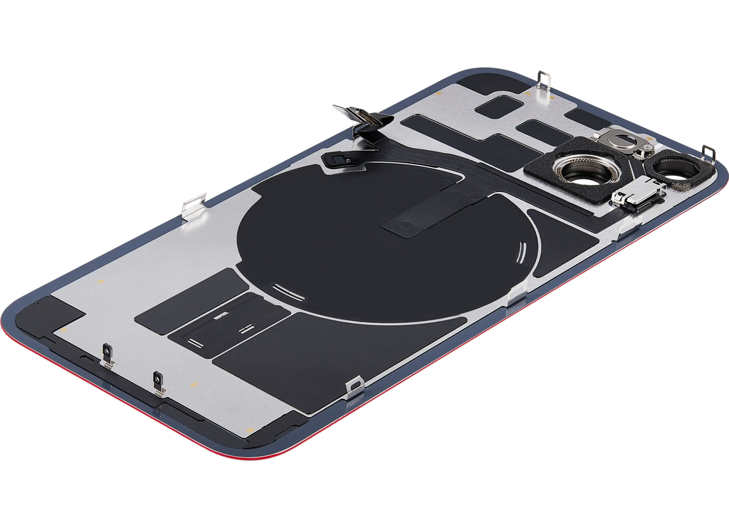 Backcover mit MagSafe Magnet & NFC & Blitz-Flexkabel für iPhone 14 (Service Pack) (Rot)
