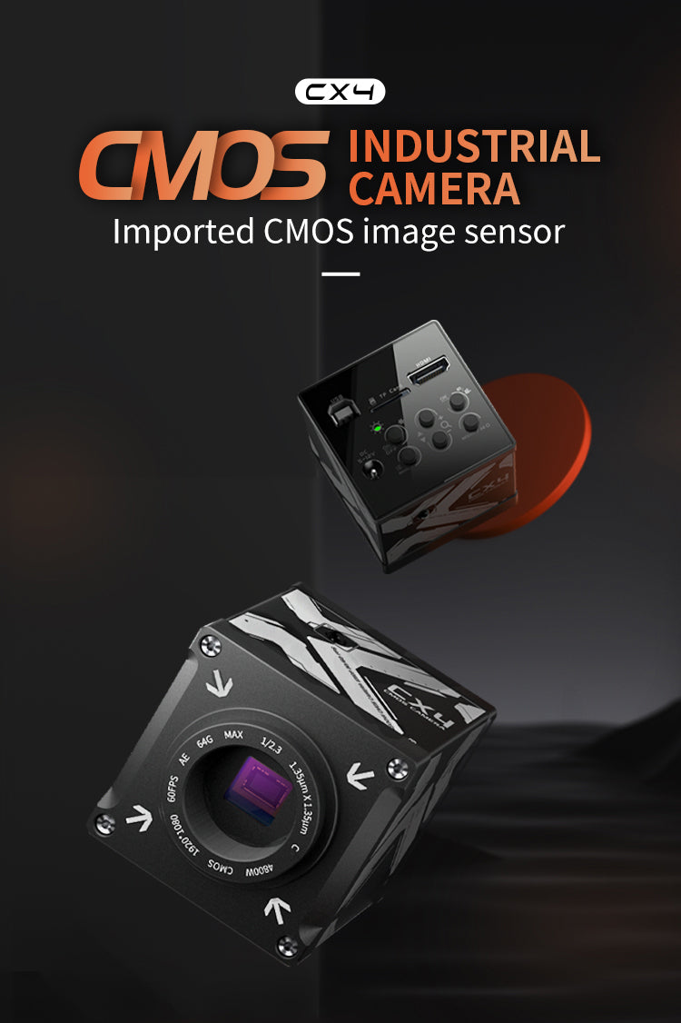 CX4 CMOS Industrial Microscope Camera with C-Mount, 110V-220V US Plug, Qianli