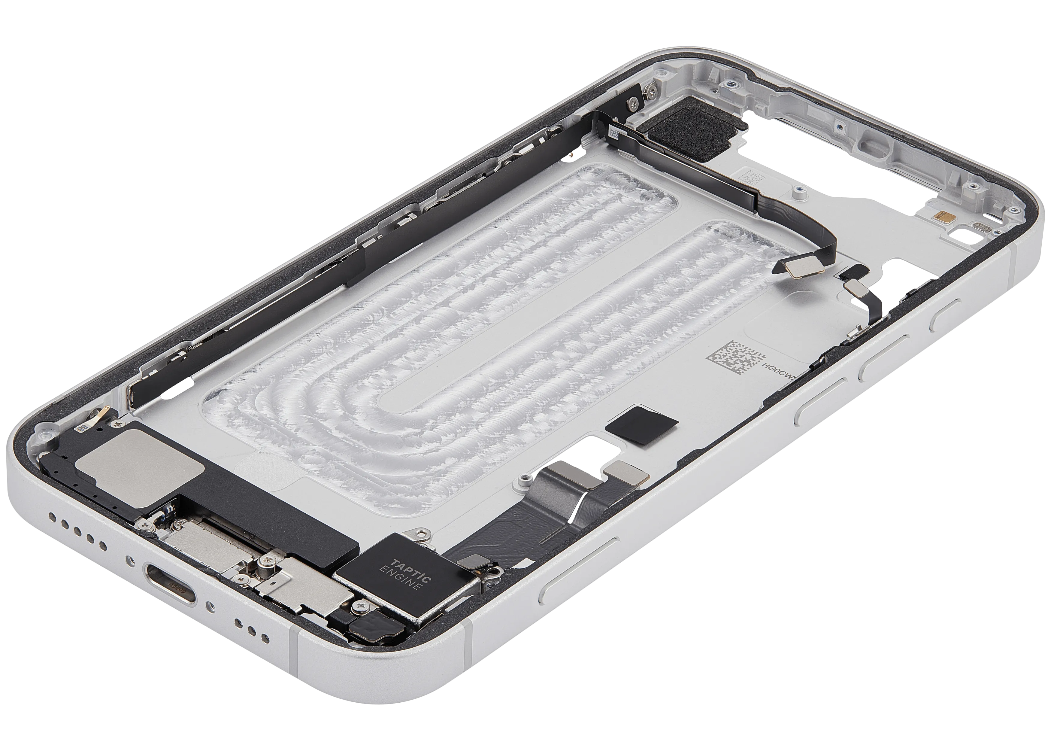 Original Apple-Ausbau B gebraucht – iPhone 16e / 17e EU / Rahmen Weiß