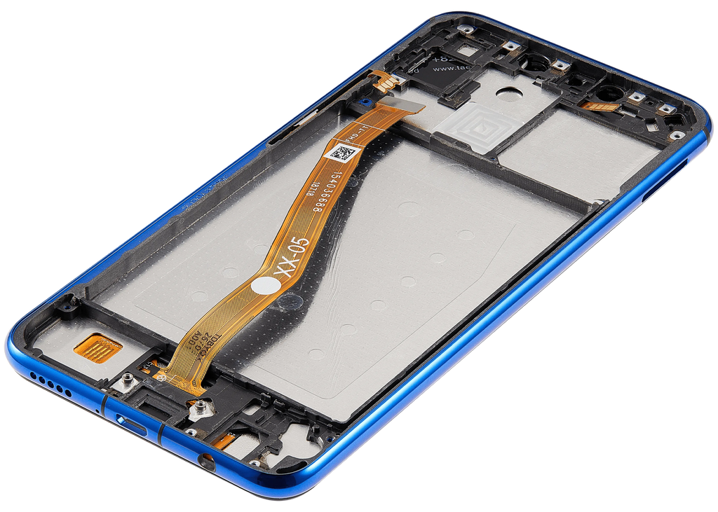 LCD-Display mit Rahmen für Huawei Nova 3i (2018) (Refurbished) (Bluenull)