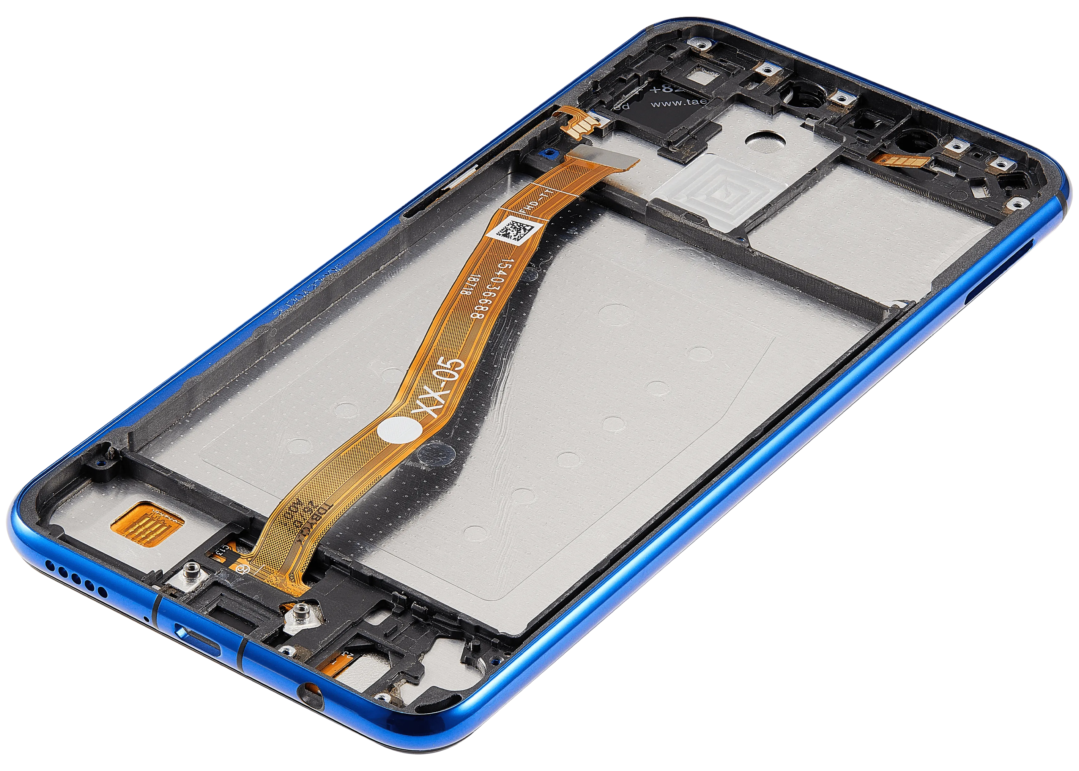 LCD-Display mit Rahmen für Huawei Nova 3i (2018) (Refurbished) (Bluenull)