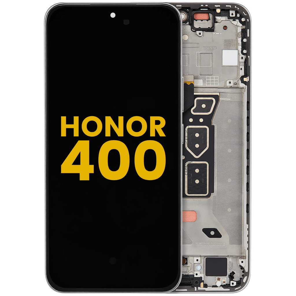 OLED-Display mit Rahmen für Honor 400 (Refurbished) (Meteor Silver)