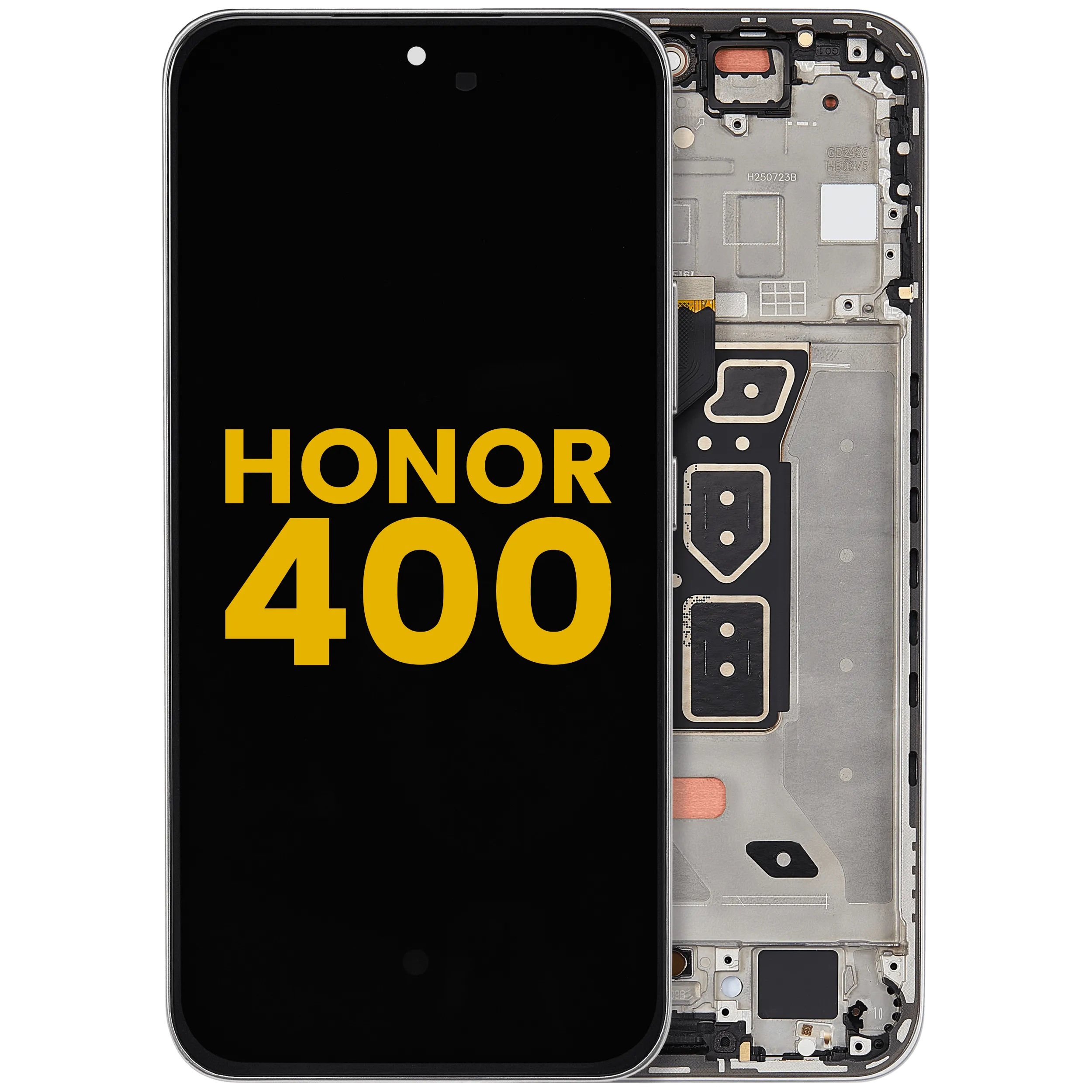 OLED-Display mit Rahmen für Honor 400 (Refurbished) (Meteor Silver)