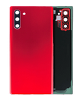 Backcover mit Kameralinse für Samsung Galaxy Note 10 (Service Pack) (Aura Red)
