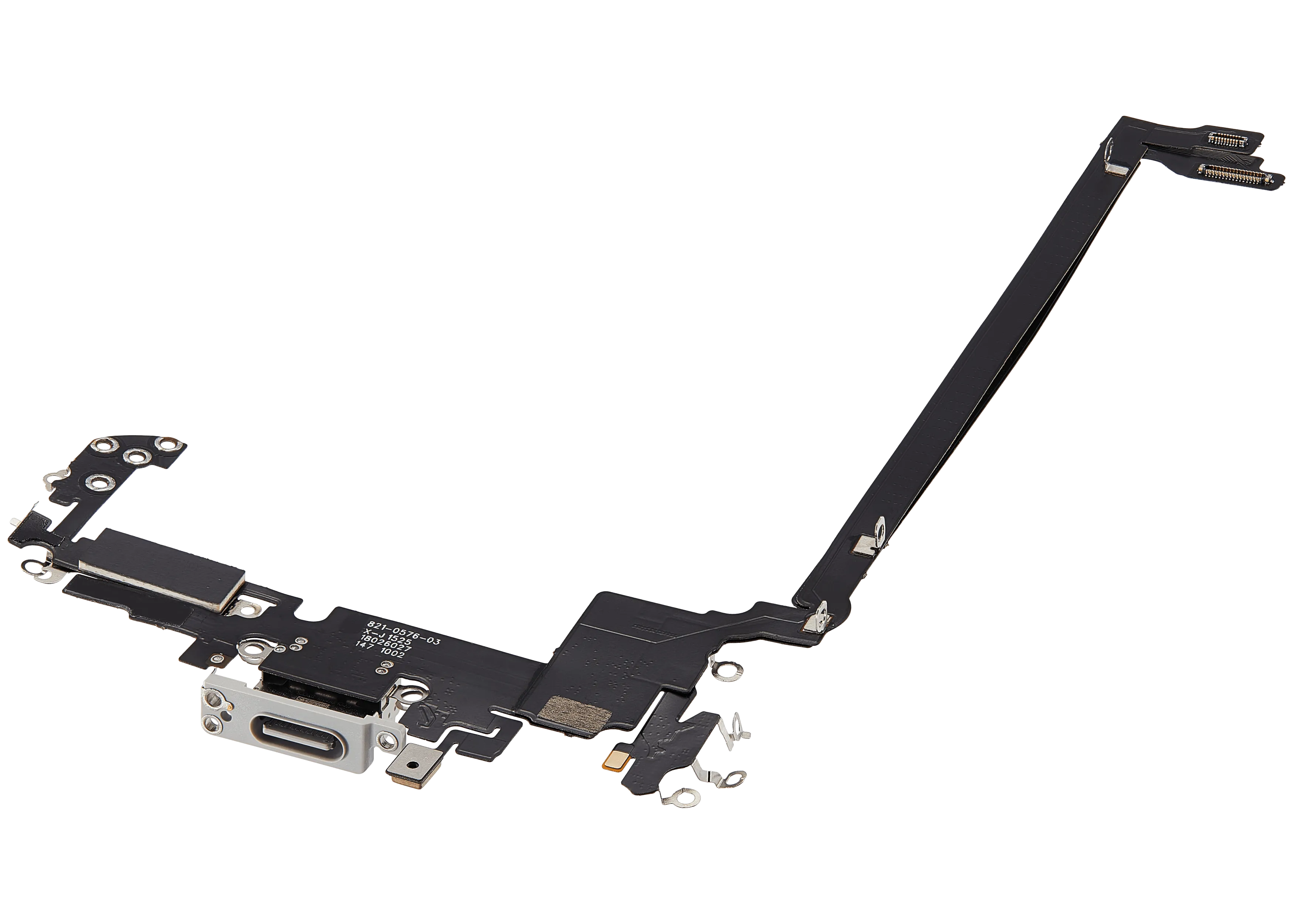 Ladebuchse Flex Cable für iPhone 17 Pro max (Aftermarket Plus) (US-Version) (Silber)