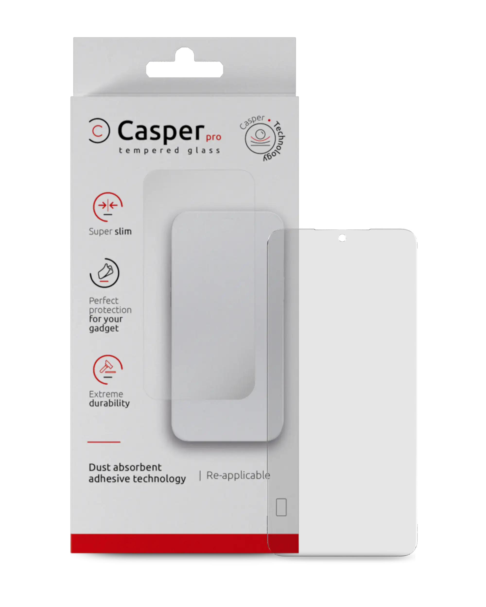 Casper Pro Tempered Glass for Moto G (2026) / G Play (2026) (Retail Pack) (Clear)