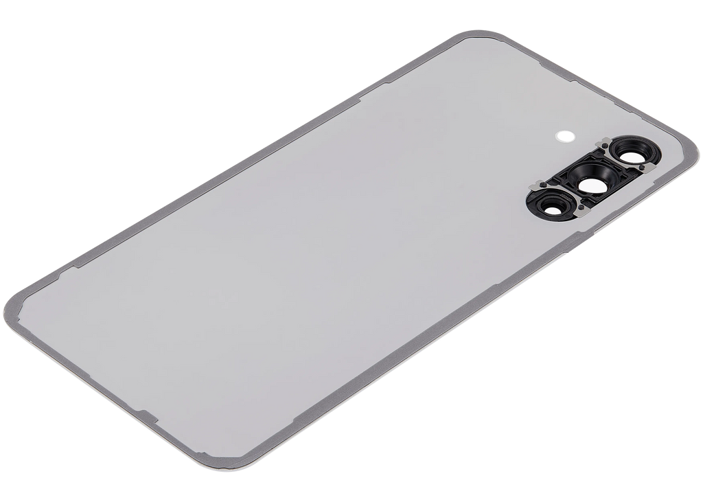 Backcover Glass mit Camera Lens für Samsung Galaxy A56 5G (A566 / 2025) (ohne Logo) (Aftermarket Plus) (Lightgray)