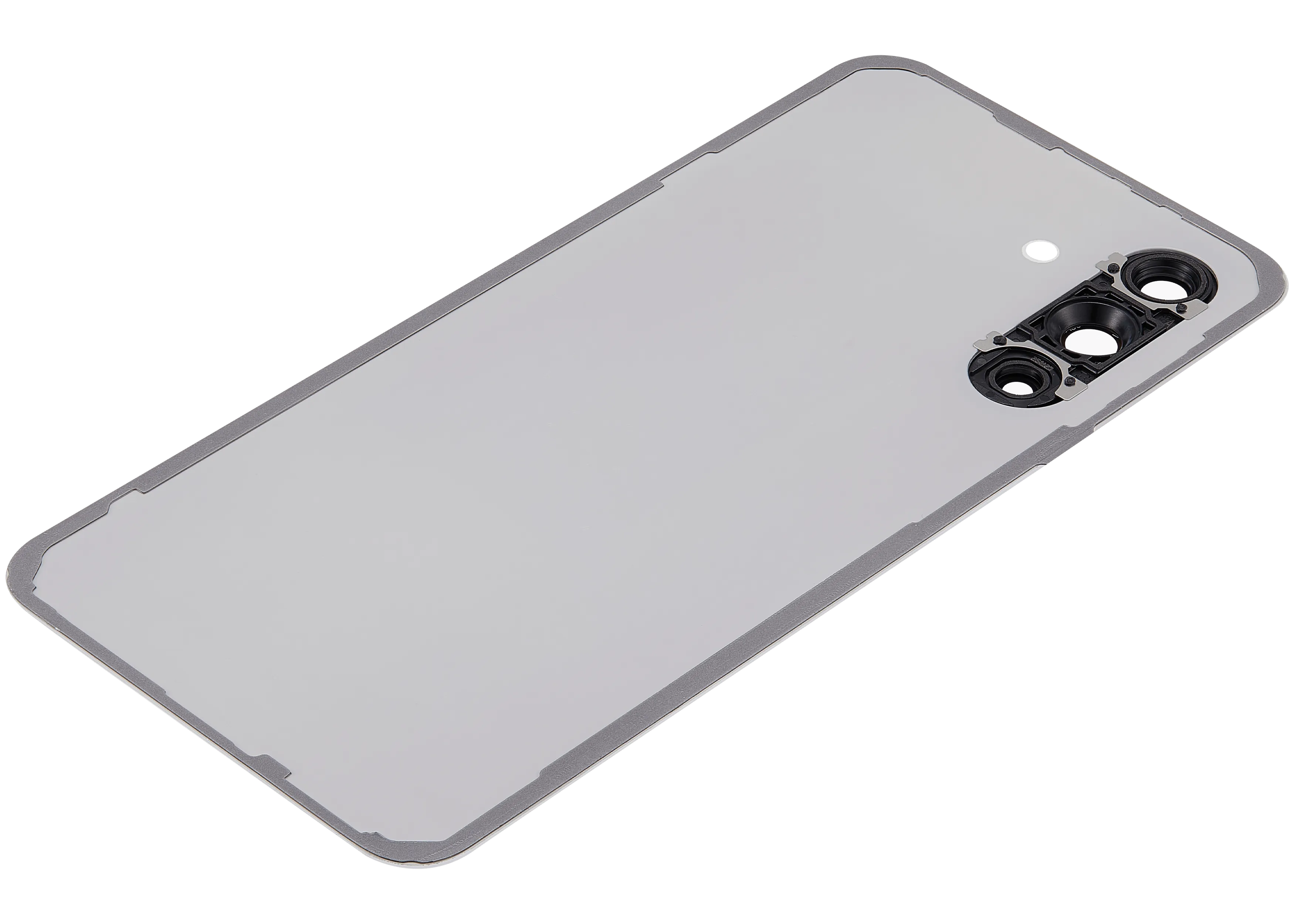 Backcover Glass mit Camera Lens für Samsung Galaxy A56 5G (A566 / 2025) (ohne Logo) (Aftermarket Plus) (Lightgray)
