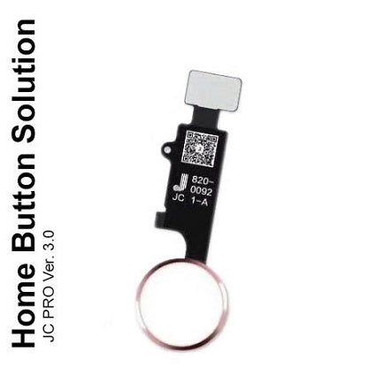 Home Button Solution mit Flex für iPhone 7 / 7 Plus / 8 / 8 Plus (Rose Gold) (Version 3 / JCID)