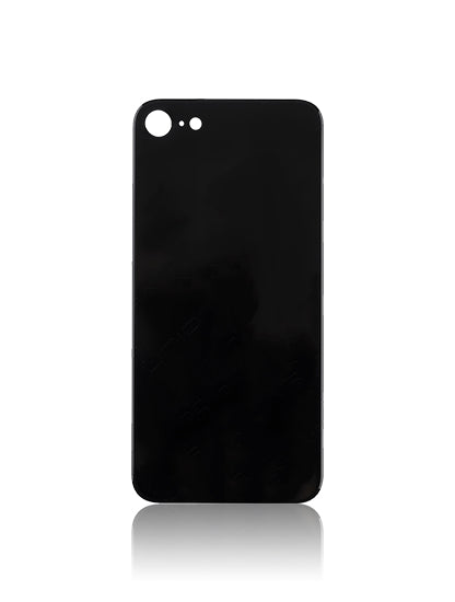 Backcover Glass mit Kameralinse hinten für iPhone 8 (ohne Logo) (Space Grau)
