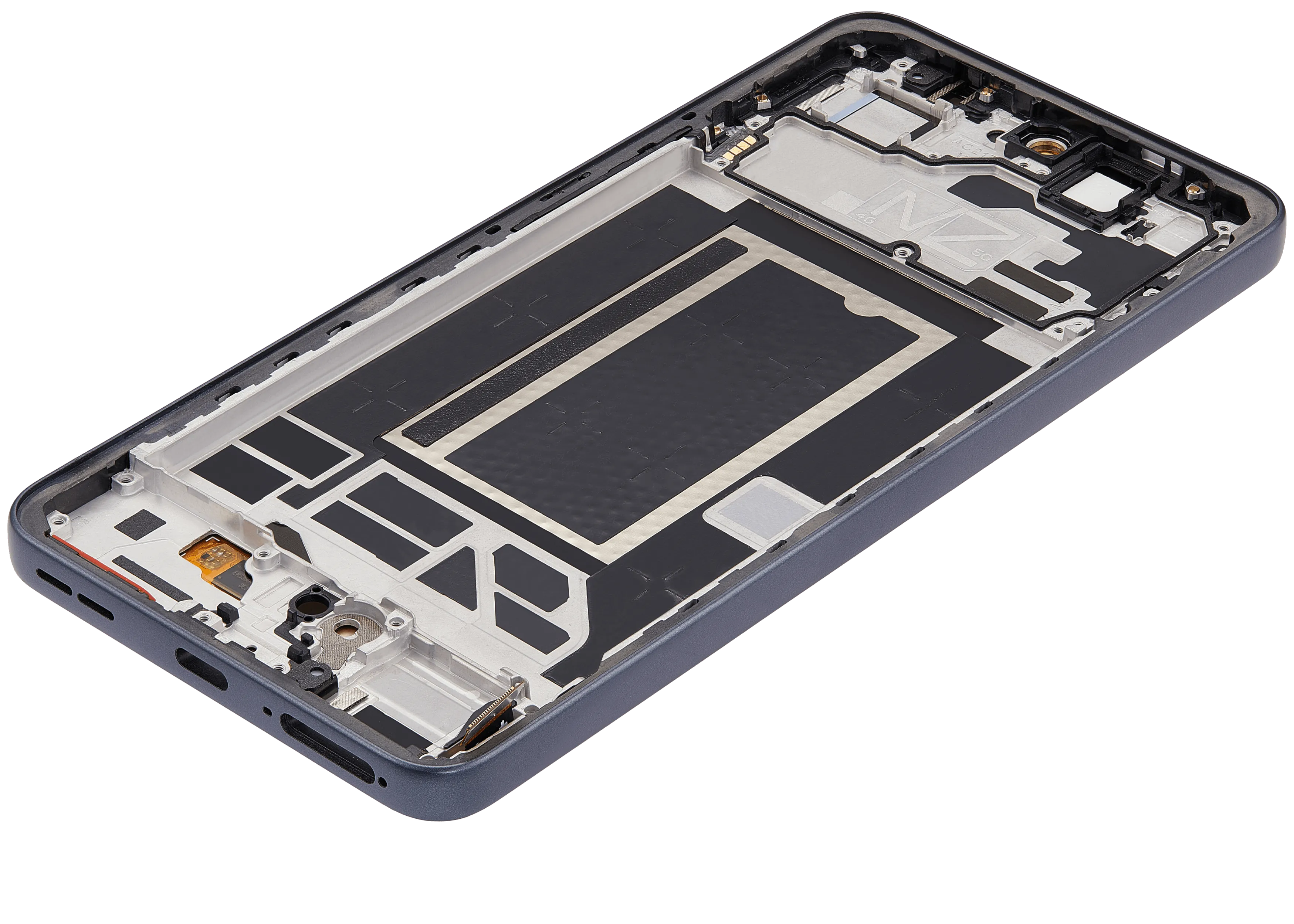 OLED-Display mit Rahmen für Oppo Reno13 F 4G / 5G (Refurbished) (Graphite Grau)