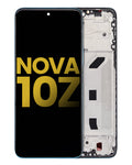 LCD-Display mit Rahmen für Huawei Nova 10Z (Refurbished) (Grün)