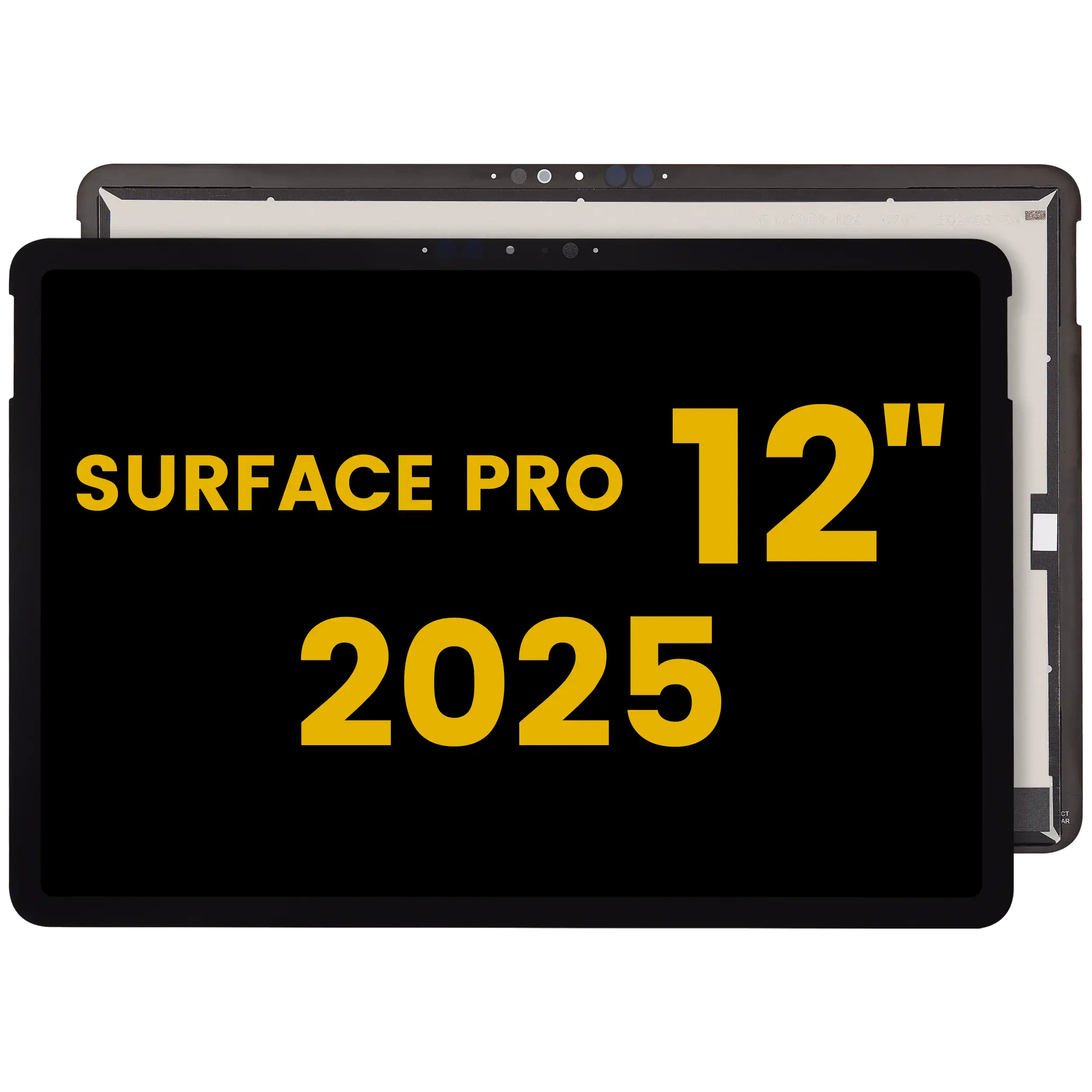 LCD-Display mit Digitizer für Microsoft Surface Pro 12" (2025) (Refurbished) (Schwarz)