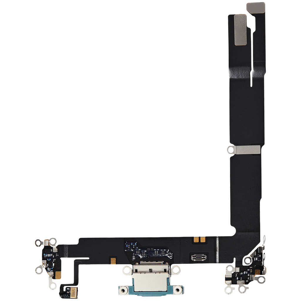 Ladebuchse Flex Cable für iPhone 16 Plus (gebrauchter OEM-Ausbau) (Teal)