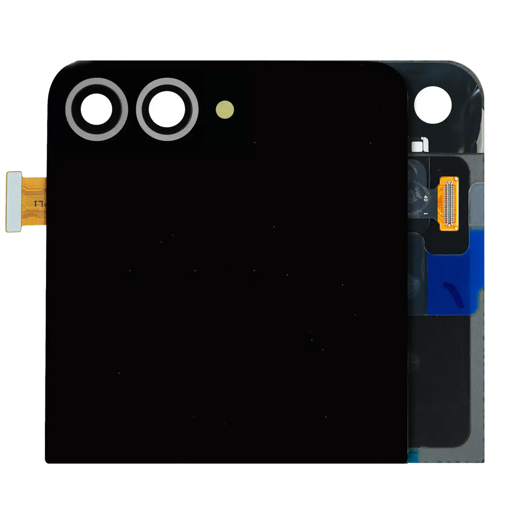 Outer OLED-Display für Samsung Galaxy Z Flip 6 5G (US & International) (gebrauchter OEM-Ausbau, Qualität B/C) (Silver Shadow)