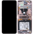 Inner OLED-Display für Samsung Galaxy Z Flip 5G (US & International) (gebrauchter OEM-Ausbau, Qualität B) (Mystic Bronze)