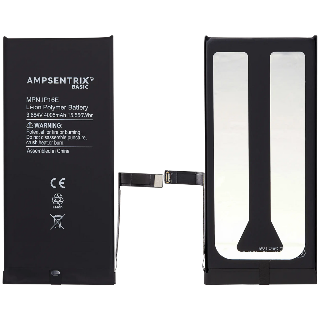 Replacement Akku für iPhone 16e / 17e (AmpSentrix Basic)