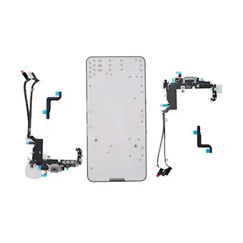 USB-C Charging Port Flex Cable (pSIM) for iPhone 17 Pro Max (Original OEM) (UK/EU Version) (Silver)