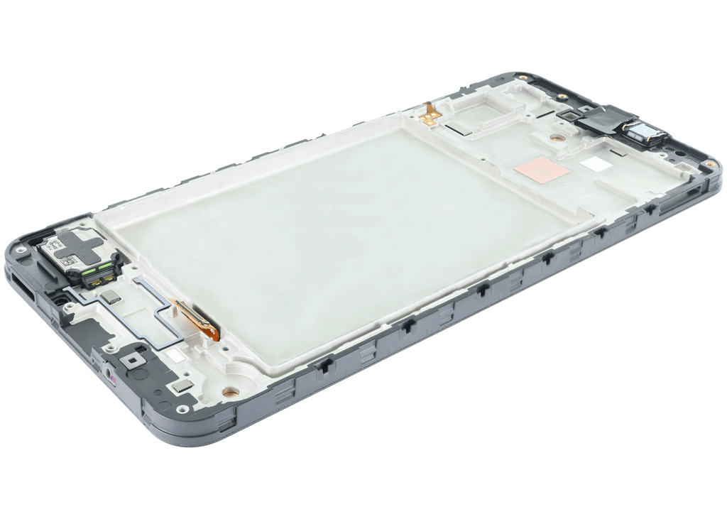 OLED-Display mit Rahmen für Samsung Galaxy A17 5G (A176 / 2025) (6.7") (Aftermarket Plus) (Alle Farben)