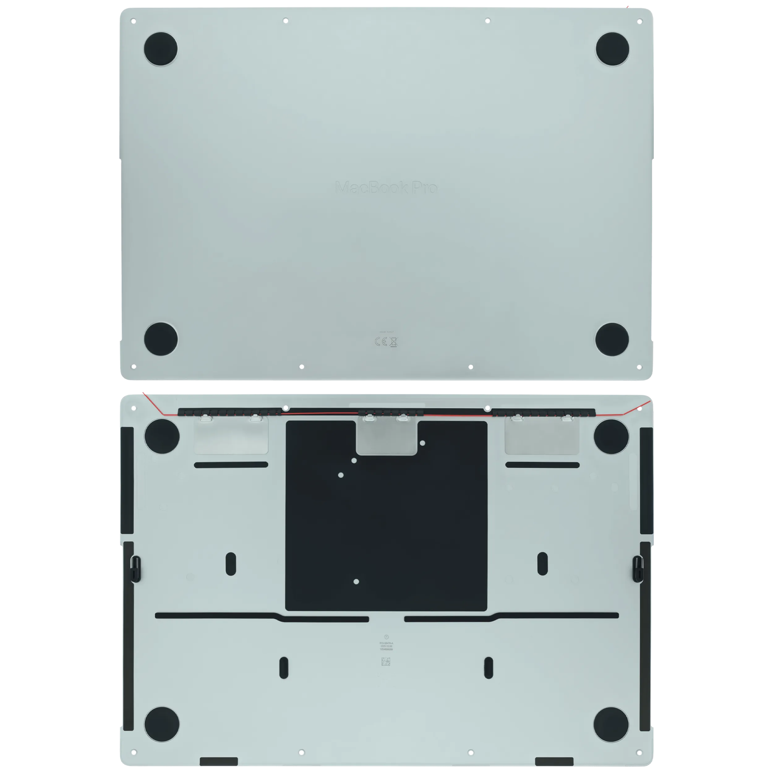 Bottom Case für MacBook Pro 14" A3426 (2026) (Original OEM) (Space Schwarz)