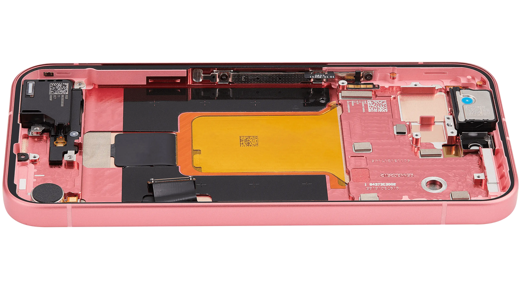 OLED-Display mit Rahmen (mit Fingerprint Sensor) für Google Pixel 9A (Refurbished) (Peony)