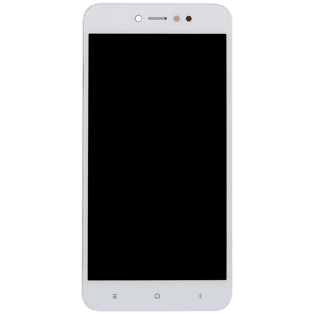 LCD-Display mit Rahmen für Xiaomi Redmi Note 5A (Aftermarket Plus) (Weiß)