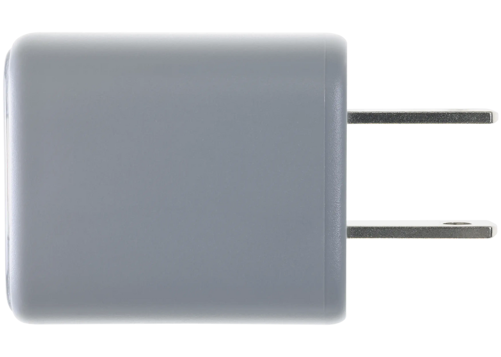 AmpSentrix Pro 30W 2-in-1 USB-C / USB-A GaN Wall Adapter (Natural Titanium)