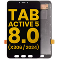 LCD Display without Frame for Samsung Galaxy Tab Active 5 8.0" (X306 / X300 / X308) (2024) (Refurbished) (Black)
