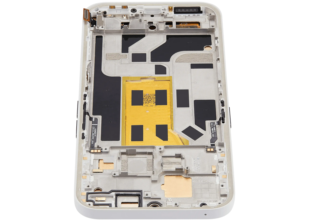 OLED-Display mit Rahmen für Nothing Phone (2a) (Refurbished) (Weiß)