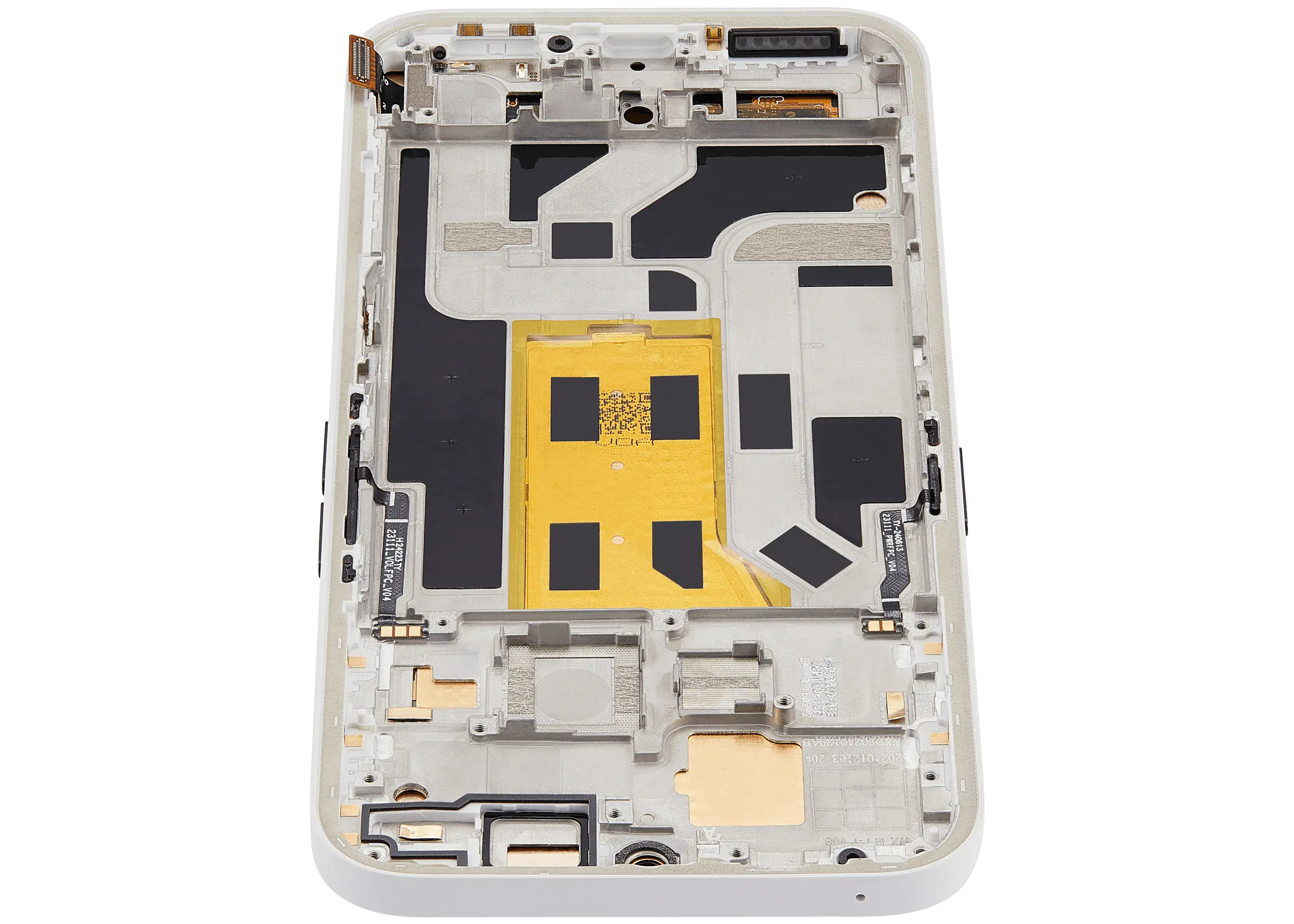 OLED-Display mit Rahmen für Nothing Phone (2a) (Refurbished) (Weiß)