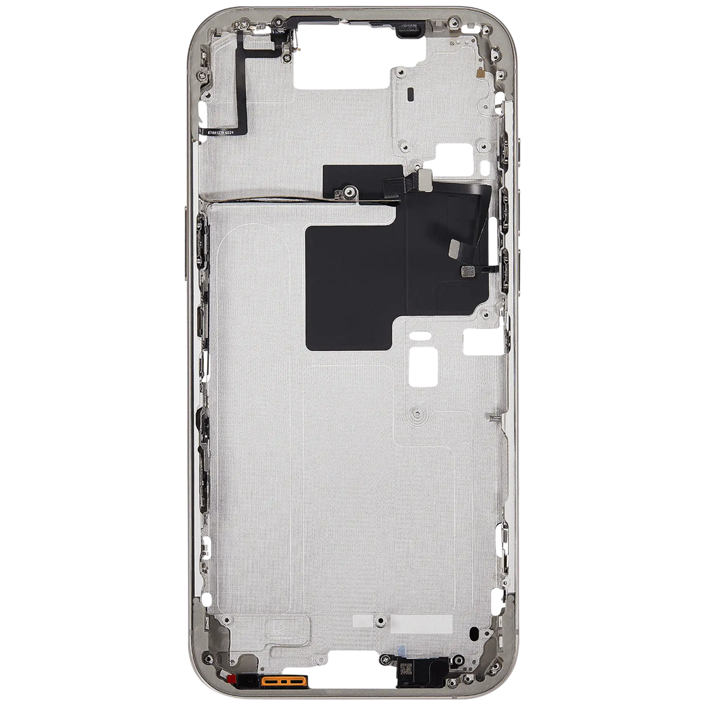 Midframe/Rahmen mit Power And Volume Button für iPhone 16 Pro Max (EU / Global Version) (Aftermarket Plus) (Natural Titanium)