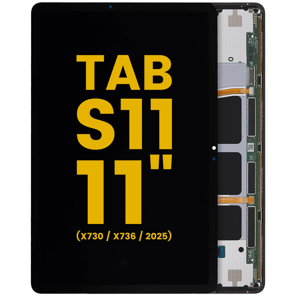 OLED-Display ohne Rahmen für Samsung Galaxy Tab S11 11"（X730 / X736) (2025) (Refurbished) (Schwarz)