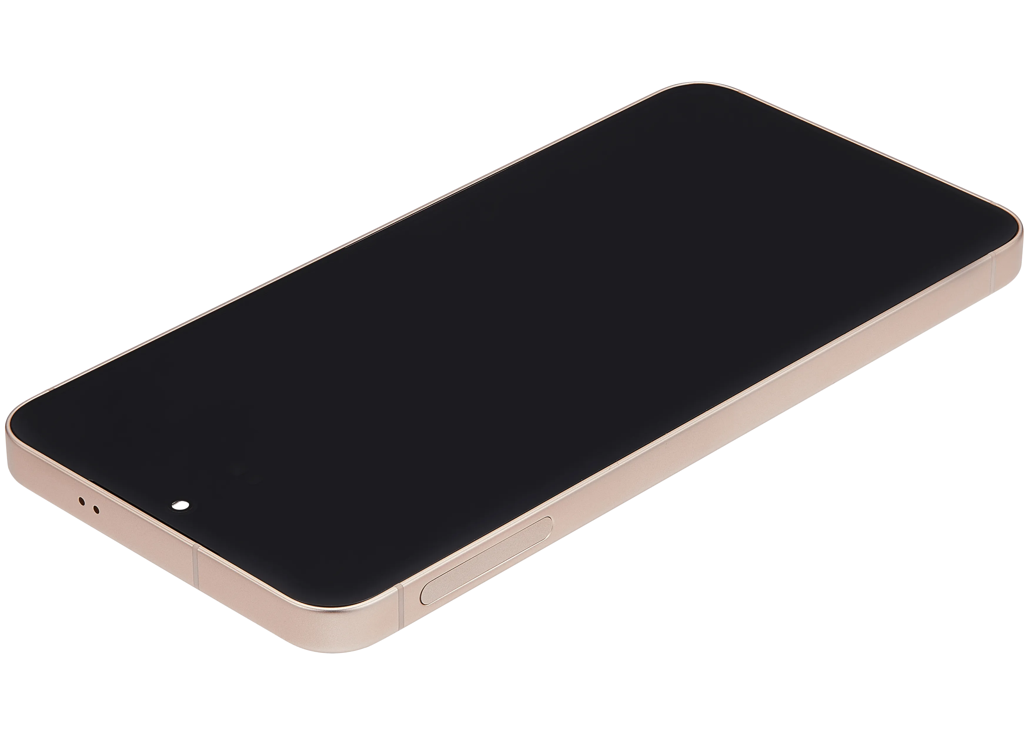 OLED-Display mit Rahmen für Samsung Galaxy S25 5G (US & International) (Aftermarket Plus) (Pink Gold)