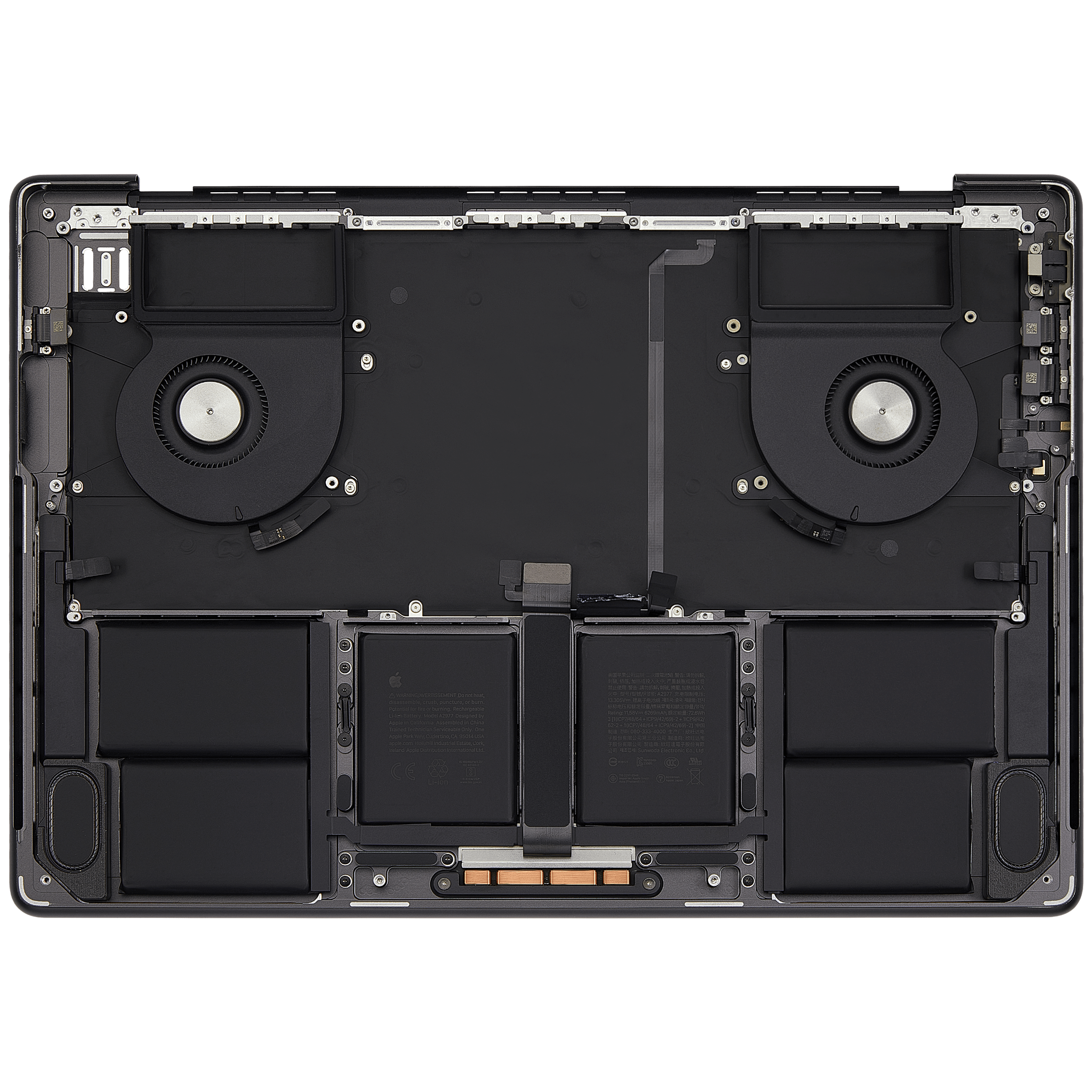 Topcase Akku Tastatur US MacBook Pro 14" A3401 Space Schwarz OEM Pull A