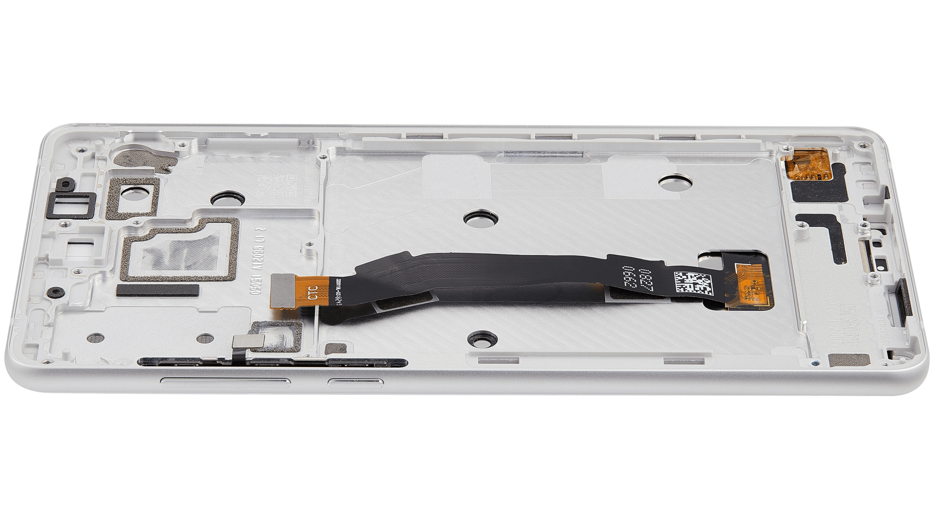 LCD-Display mit Rahmen für Xiaomi Mi Mix 2S (Aftermarket Plus) (Weiß)