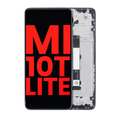 OLED-Display mit Rahmen für Xiaomi Mi 10 Lite 5G (Aftermarket Plus) (Cosmic Gray
