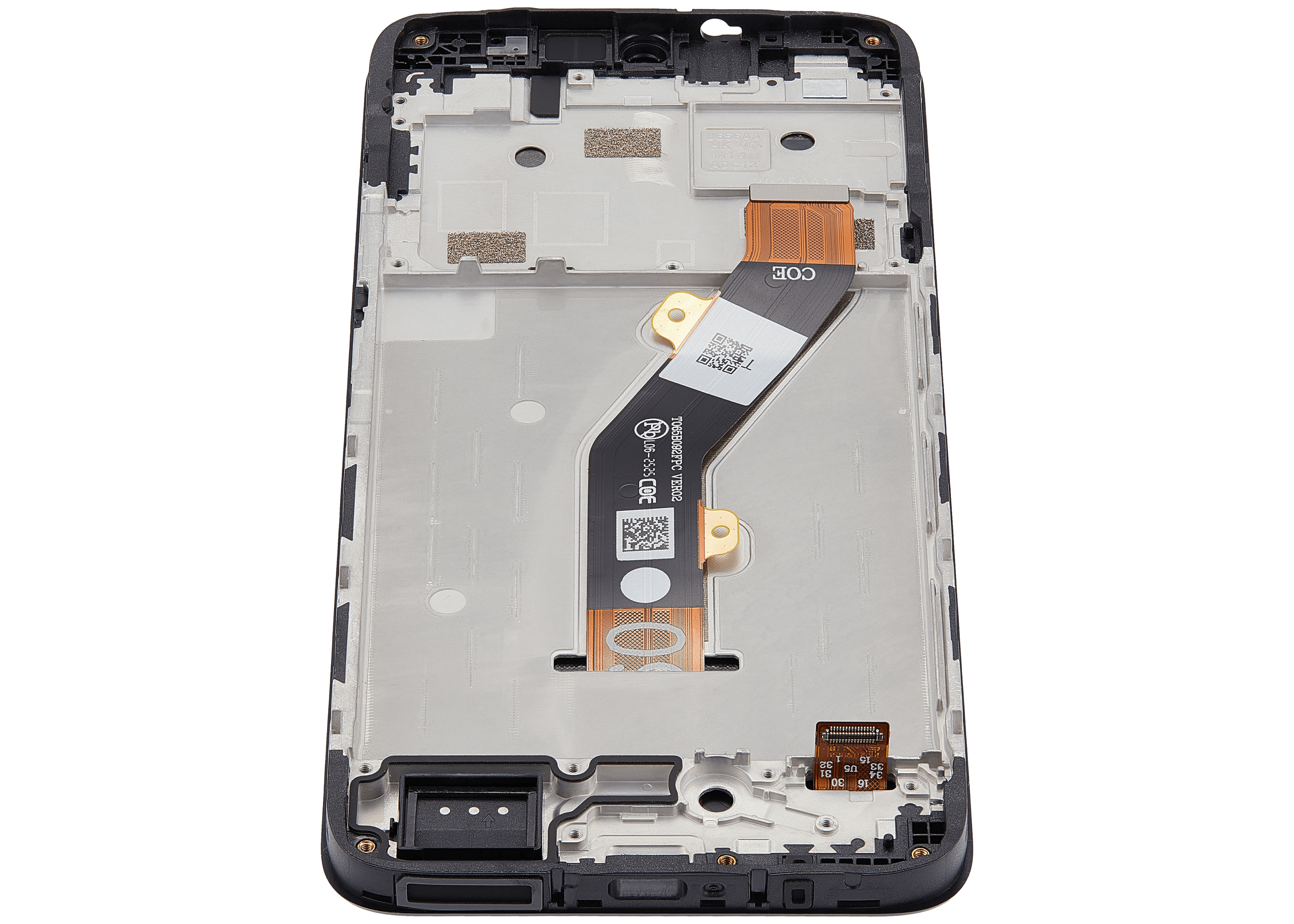 LCD-Display mit Rahmen für Cricket lcon (2026) (U656AC) / AT&T Propel 3 5G (U656AA) (Refurbished) (Alle Farben)