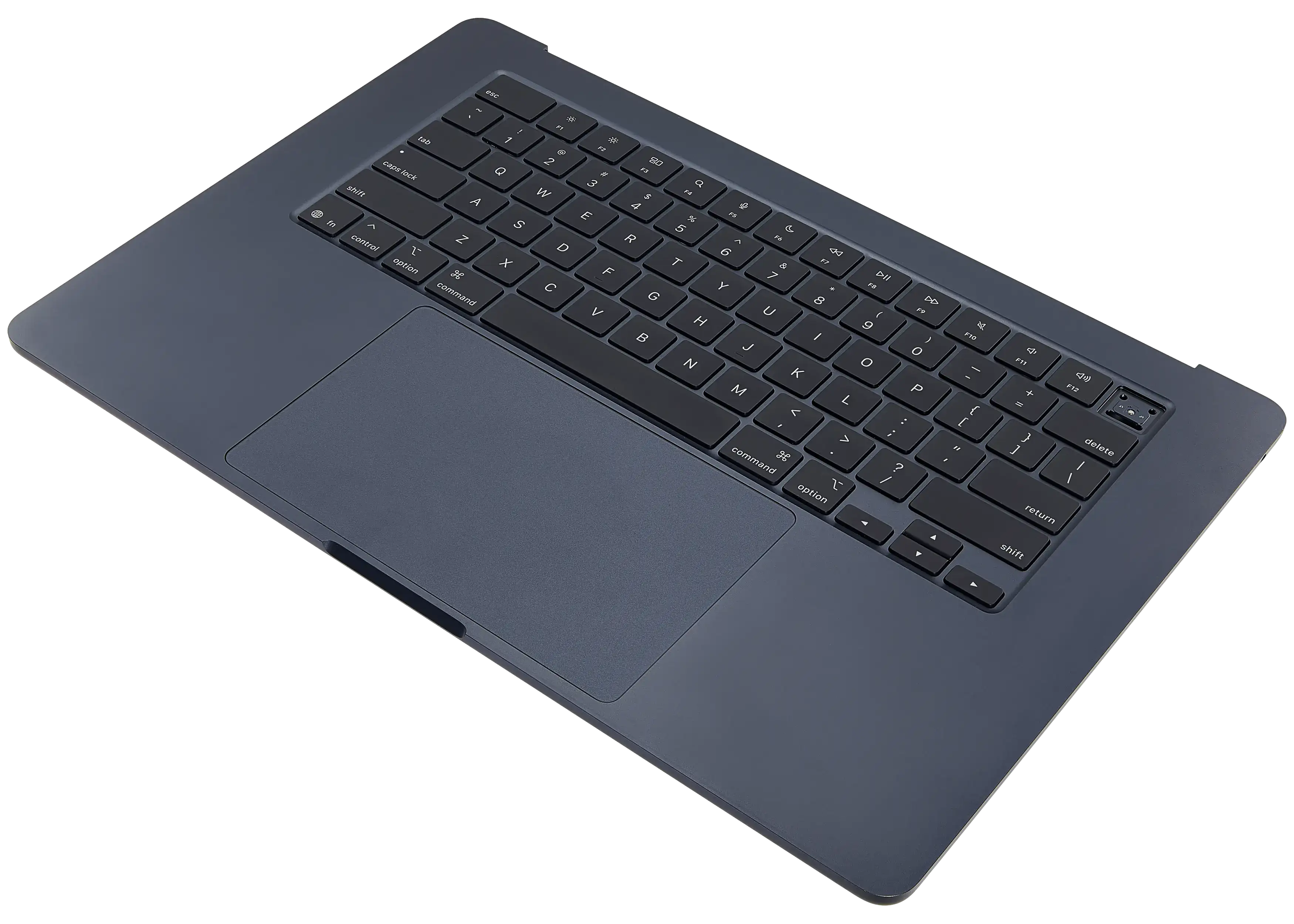 Top Case with Battery and Keyboard for MacBook Air 15" A3114 (2024) – US Keyboard, Midnight (used OEM part, quality B)
