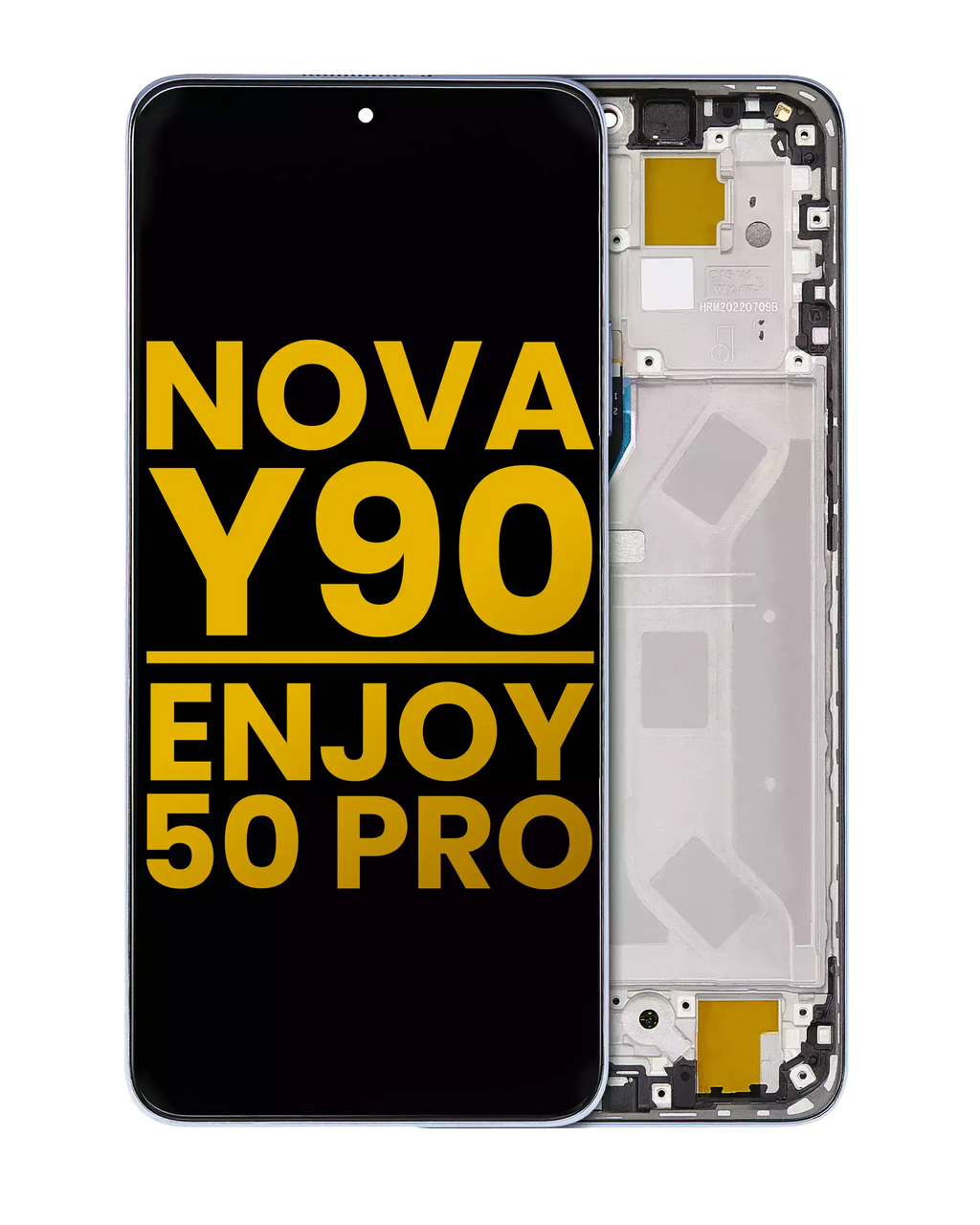 LCD Display with Frame for Huawei Nova Y90 / Enjoy 50 Pro (Refurbished) (Crystal Blue)