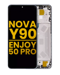 LCD-Display m. Rahmen Huawei Nova Y90 / Enjoy 50 Pro Refurbished Blau