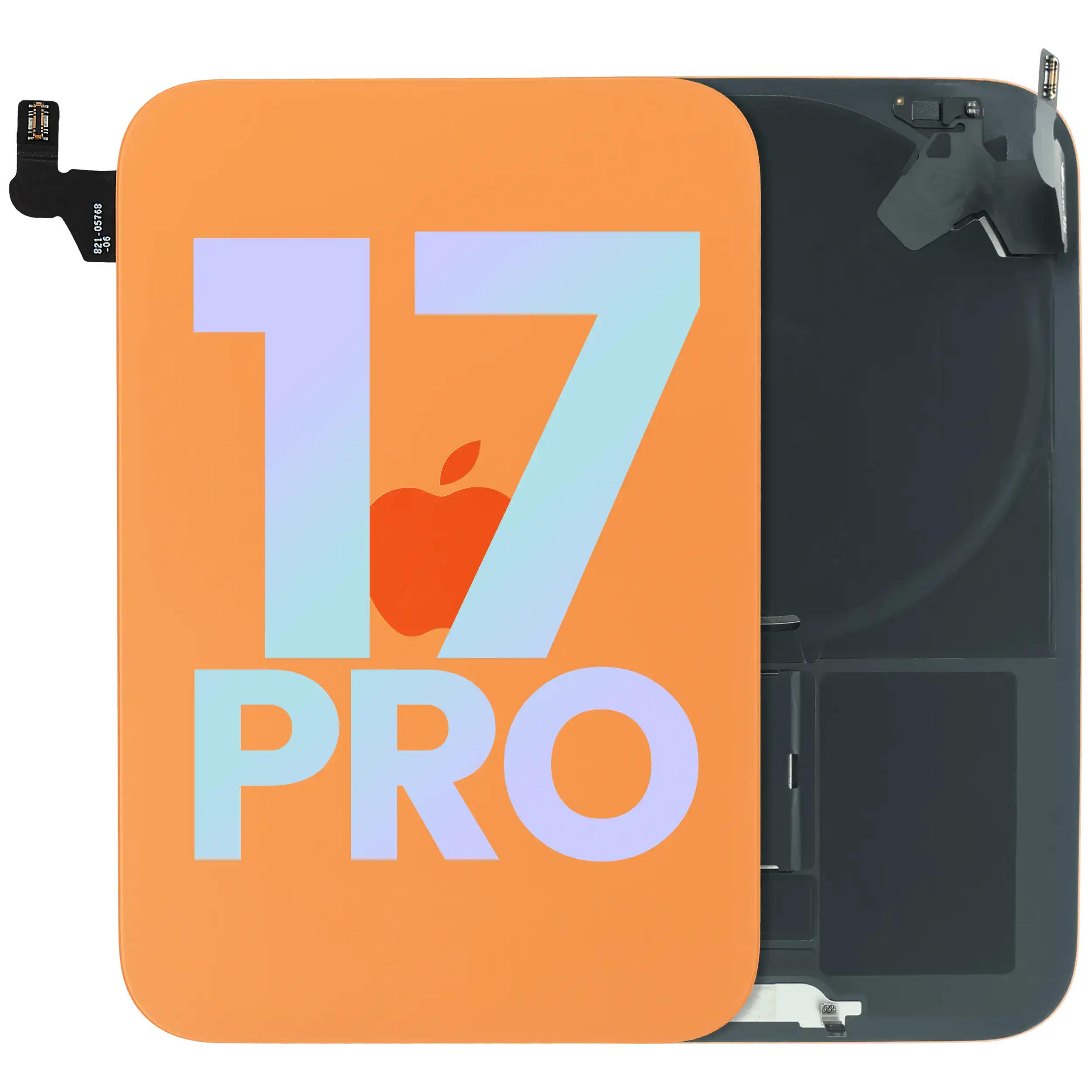 Backcover mit MagSafe Magnet & NFC für iPhone 17 Pro (Service Pack) (Cosmic Orange)