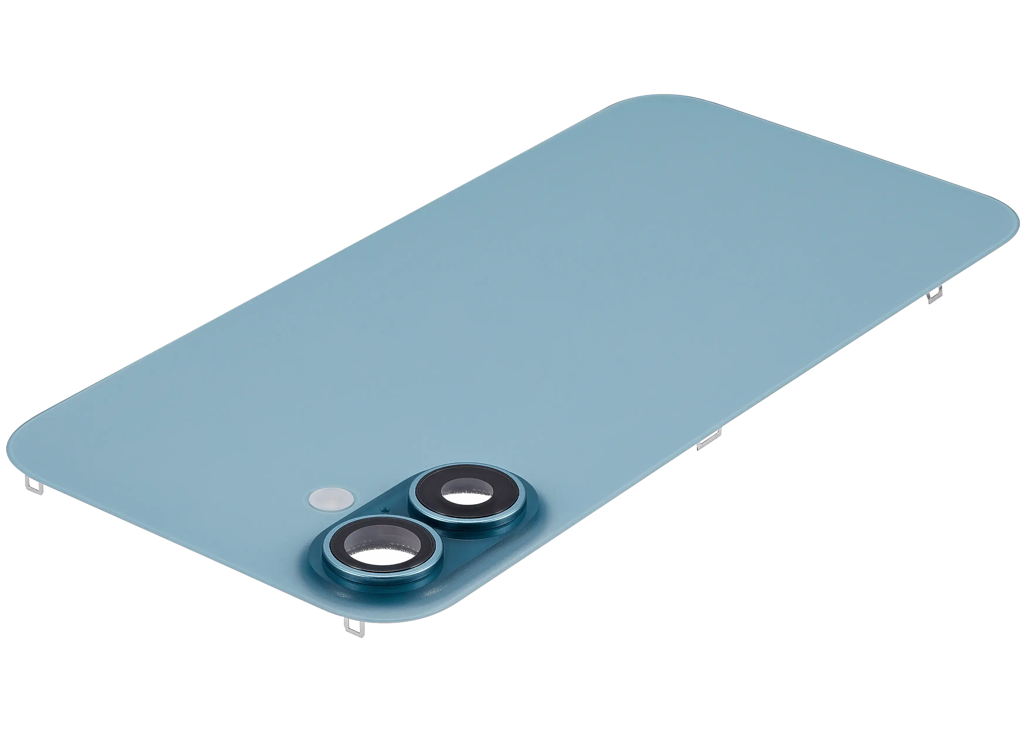 Backcover mit MagSafe Magnet & NFC & Blitz-Flexkabel für iPhone 16 Plus (gebrauchter OEM-Ausbau, Qualität C) (Teal)