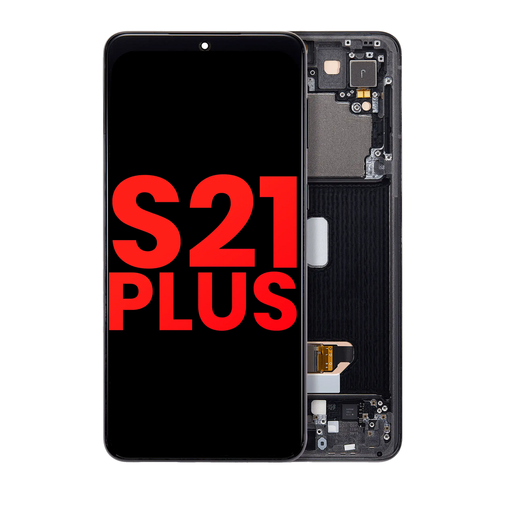 OLED Display with Frame for Samsung Galaxy S21 Plus 5G (Aftermarket Plus) (Phantom Black)