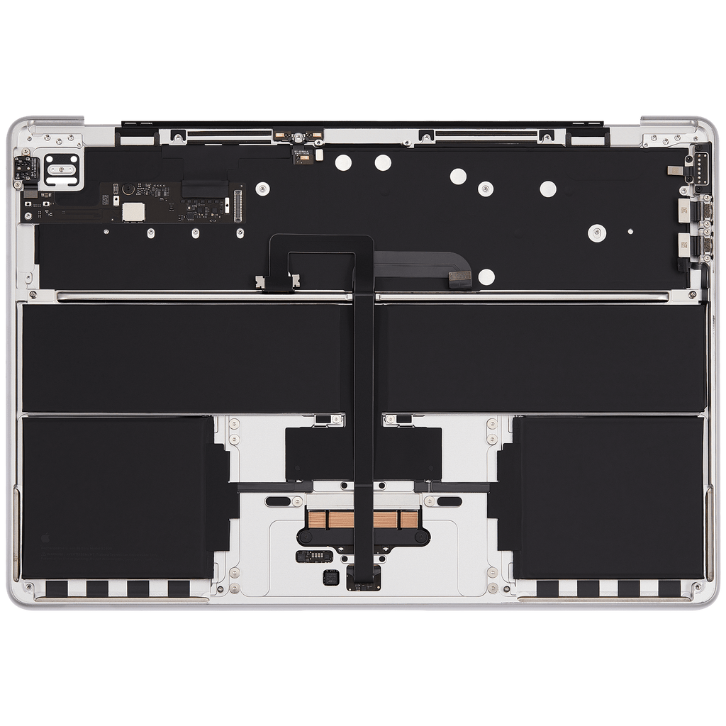 Topcase m. Akku u. Tastatur MacBook Air 13 A3240 US-Tastatur Silber Güte B