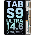 OLED-Display ohne Rahmen für Samsung Galaxy Tab S9 Ultra 14.6" Service Pack