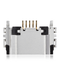 Charging Port – Soldering Required – 05 Pin – Micro B – 6 Anchors (C243)