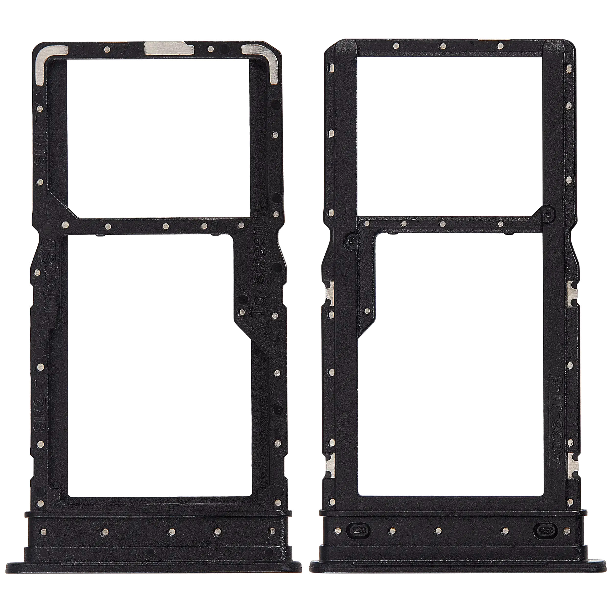Dual Sim Card Tray für Samsung Galaxy A06 5G (A066 / 2025) (Schwarz)